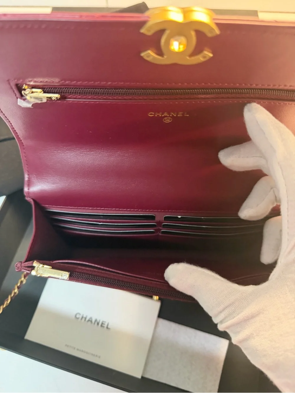 CHANEL classic lambskin